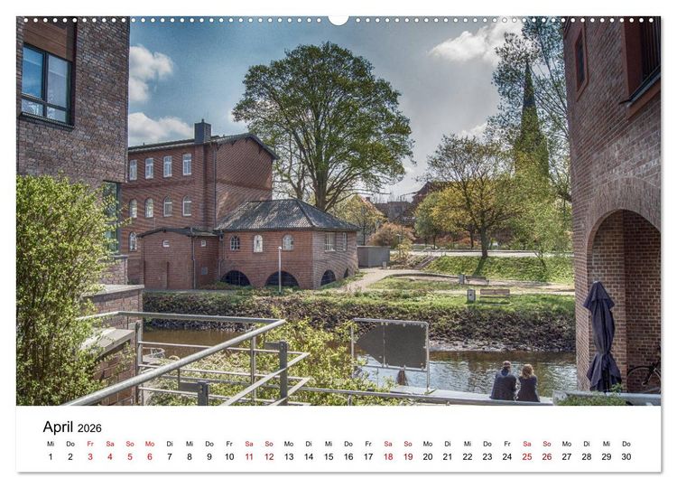 Produktbild: Buxtehude - Eine Perle in Niedersachsen (hochwertiger Premium Wandkalender 2026 DIN A2 quer), Kunstdruck in Hochglanz