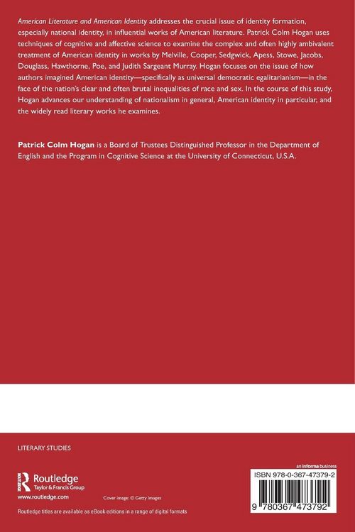 Produktbild: American Literature and American Identity