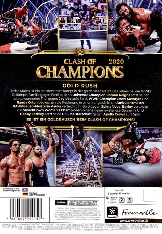 Produktbild: WWE - Clash of Champions 2020 - Gold Rush