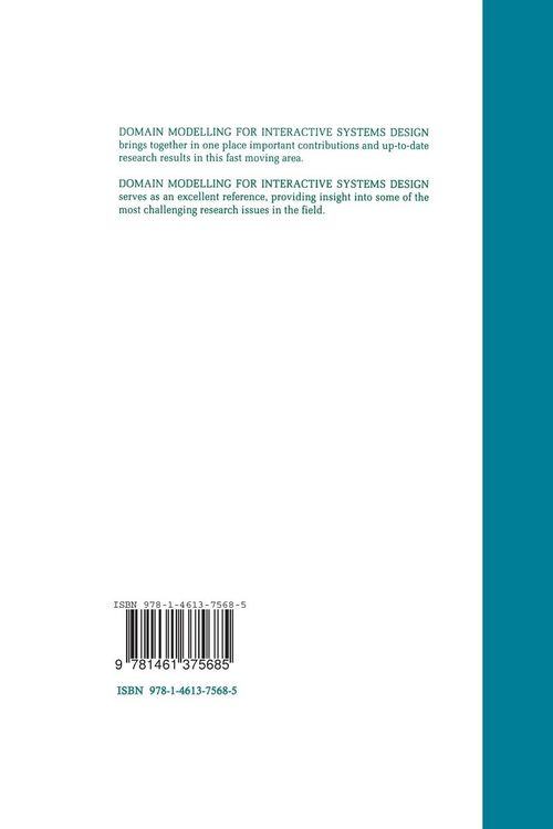 Produktbild: Domain Modelling for Interactive Systems Design