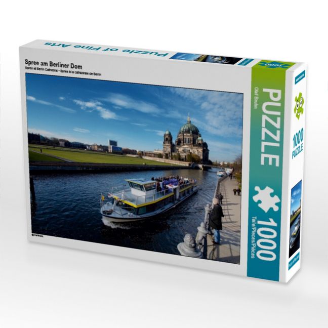 Produktbild: CALVENDO Puzzle Spree am Berliner Dom | 1000 Teile Lege-Gr&ouml;&szlig;e 64x48cm Foto-Puzzle f&uuml;r gl&uuml;ckliche Stunden