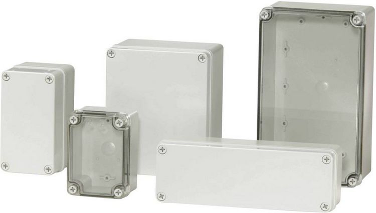 Produktbild: Fibox PC M 95 T Installations-Geh&auml;use 230 x 140 x 95 Polycarbonat Lichtgrau (RAL 7035) 1St.