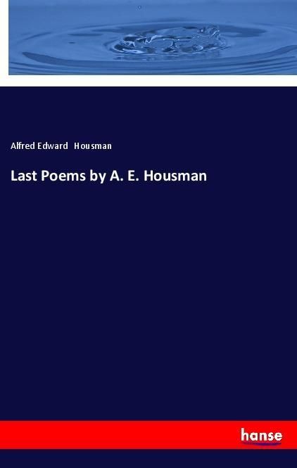 Produktbild: Last Poems by A. E. Housman