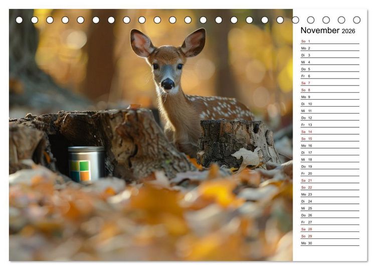 Produktbild: Der Geocaching Found it Kalender (Tischkalender 2026 DIN A5 quer), CALVENDO Monatskalender