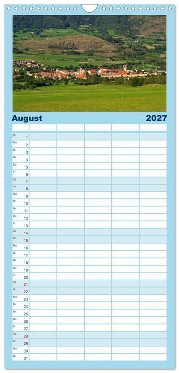 Produktbild: Familienplaner 2027 - Vinschgau - Die Sonnenseite S&uuml;dtirols mit 5 Spalten (Wandkalender, 21 x 45 cm) CALVENDO
