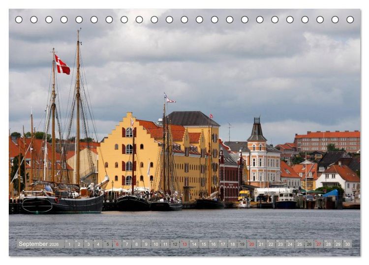Produktbild: D&auml;nemark - Ostseek&uuml;ste (Tischkalender 2026 DIN A5 quer), CALVENDO Monatskalender