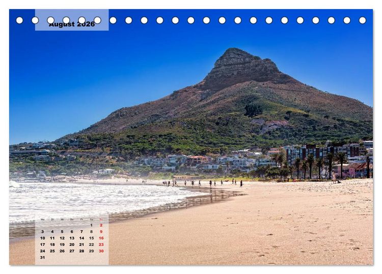 Produktbild: S&uuml;dafrika entdecken (Tischkalender 2026 DIN A5 quer), CALVENDO Monatskalender