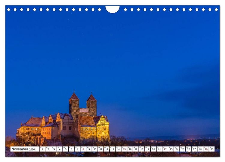 Produktbild: Sachsen-Anhalt - Schl&ouml;sser und Burgen (Wandkalender 2026 DIN A4 quer), CALVENDO Monatskalender