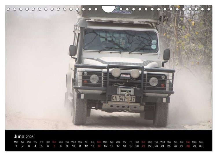 Produktbild: Off-road adventures in Africa (Wall Calendar 2026 DIN A4 landscape), CALVENDO 12 Month Wall Calendar
