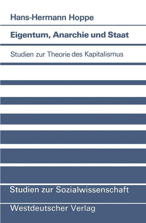 Produktbild: Eigentum, Anarchie und Staat