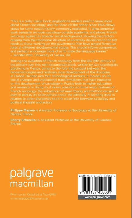 Produktbild: Sociology in France after 1945