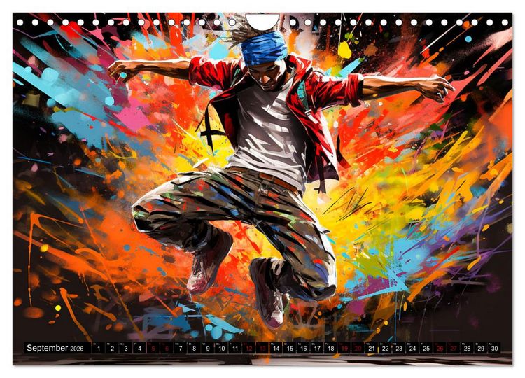 Produktbild: Color Dance Art (Wandkalender 2026 DIN A4 quer), CALVENDO Monatskalender