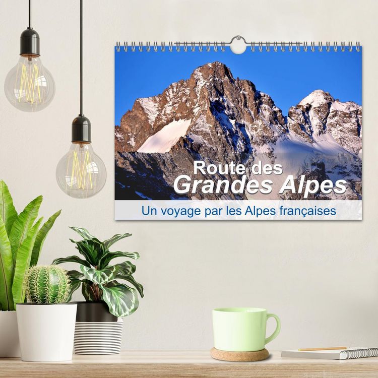 Produktbild: Routes des Grandes Alpes, Un voyage par les Alpes fran&ccedil;aises (Calendrier mural 2026 DIN A4 vertical), CALVENDO calendrier mensuel
