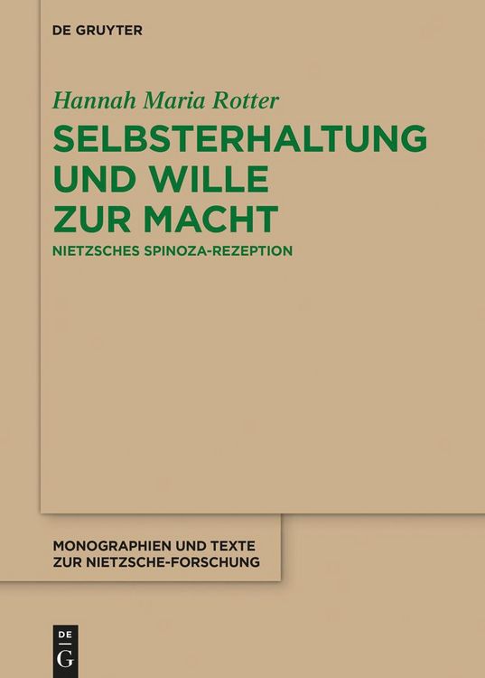 Produktbild: Selbsterhaltung und Wille zur Macht