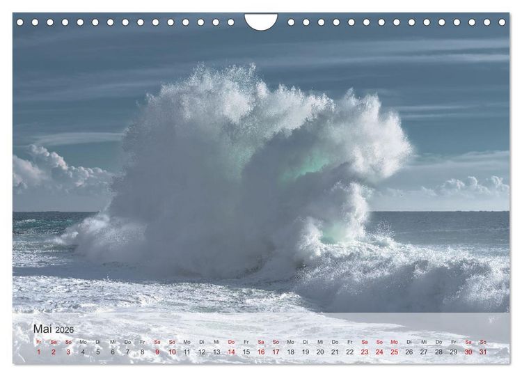Produktbild: Rhapsodie in Blau (Wandkalender 2026 DIN A4 quer), CALVENDO Monatskalender