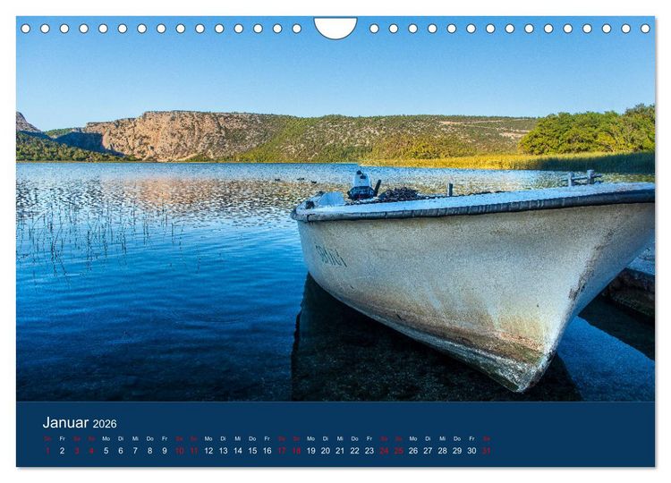 Produktbild: Nationalpark Krka - Wasser-Wunderwelt in Dalmatien (Wandkalender 2026 DIN A4 quer), CALVENDO Monatskalender