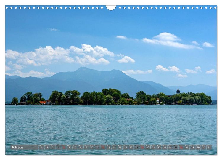 Produktbild: Traumhafter Chiemsee &ndash; Impressionen vom Bayerischen Meer (Wandkalender 2026 DIN A3 quer), CALVENDO Monatskalender
