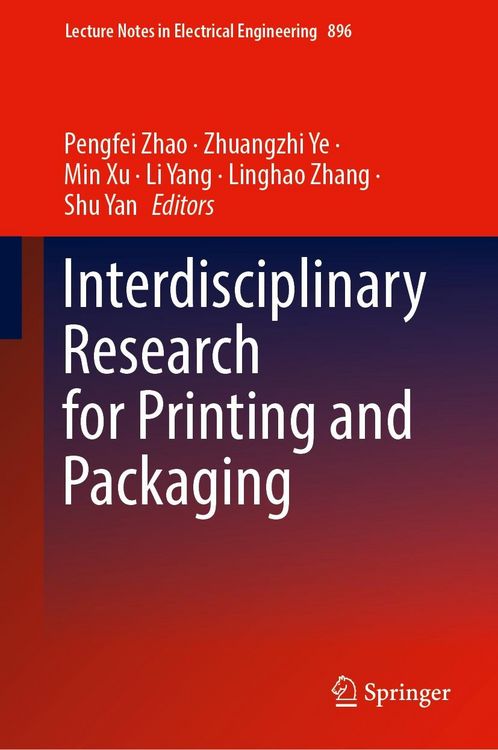 Produktbild: Interdisciplinary Research for Printing and Packaging