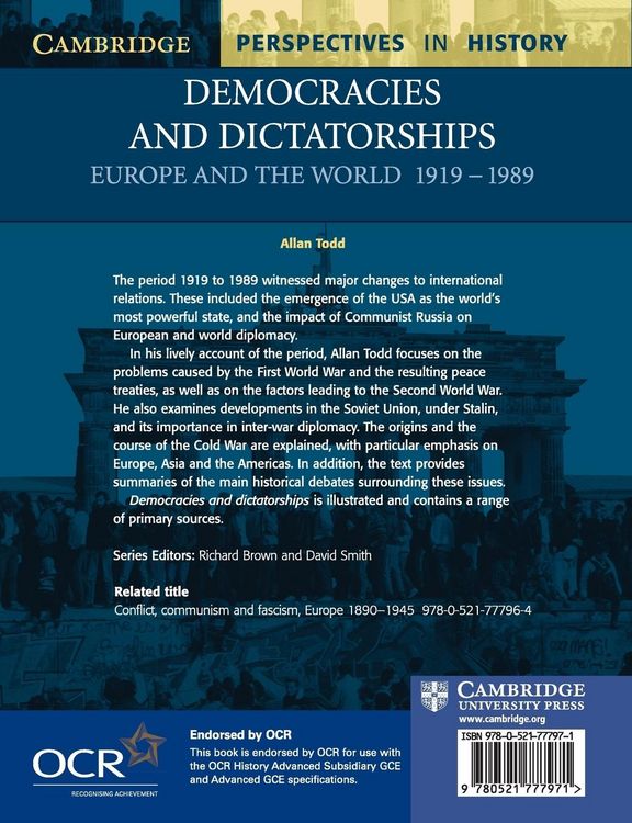 Produktbild: Democracies and Dictatorships