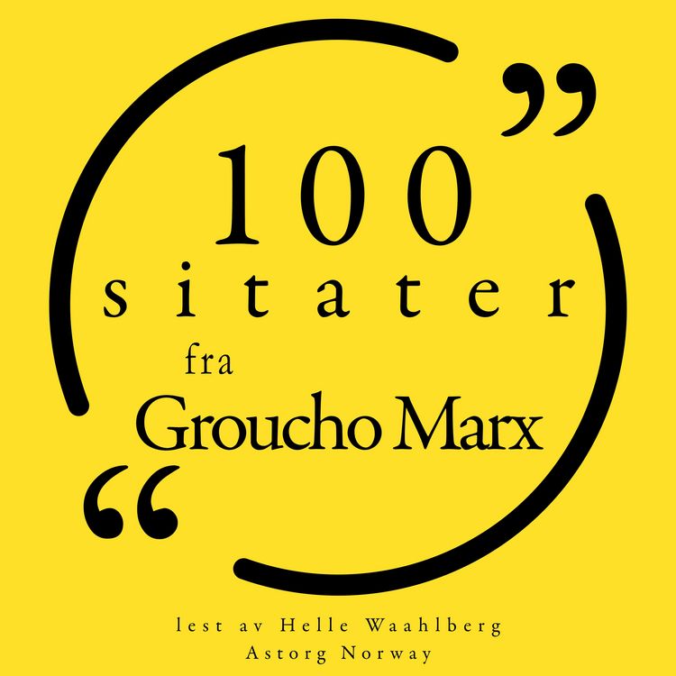 Produktbild: 100 sitater fra Groucho Marx