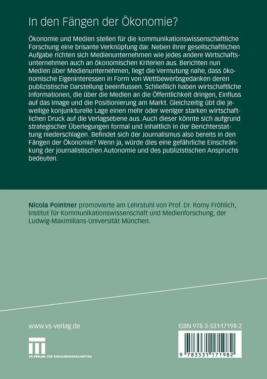 Produktbild: In den F&auml;ngen der &Ouml;konomie?