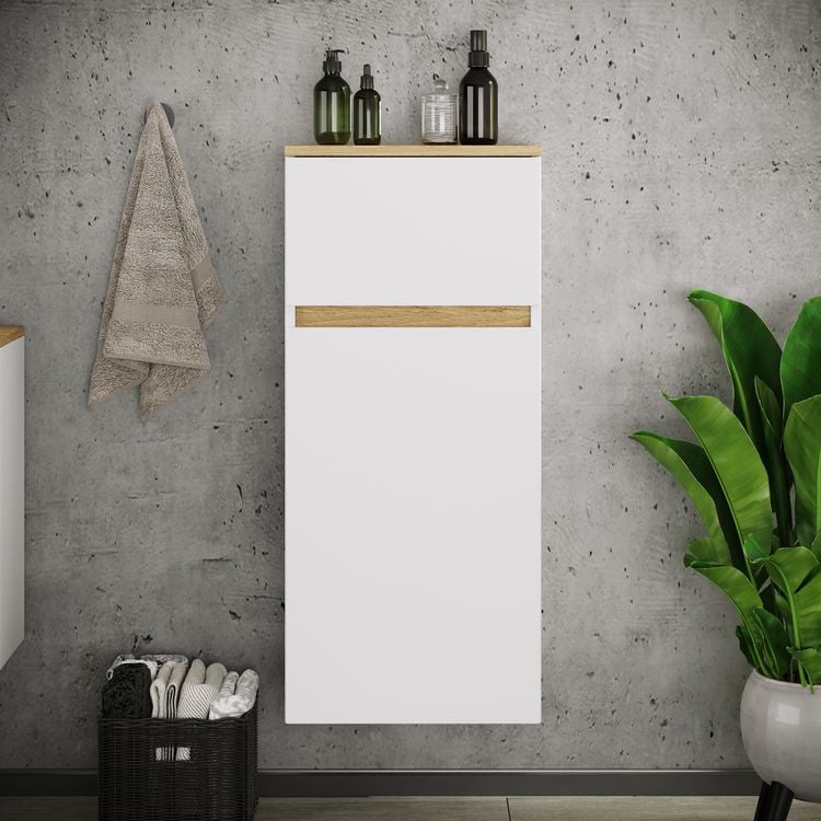 Produktbild: Badschrank H&auml;ngeschrank Schublade Cosila 85x30x32