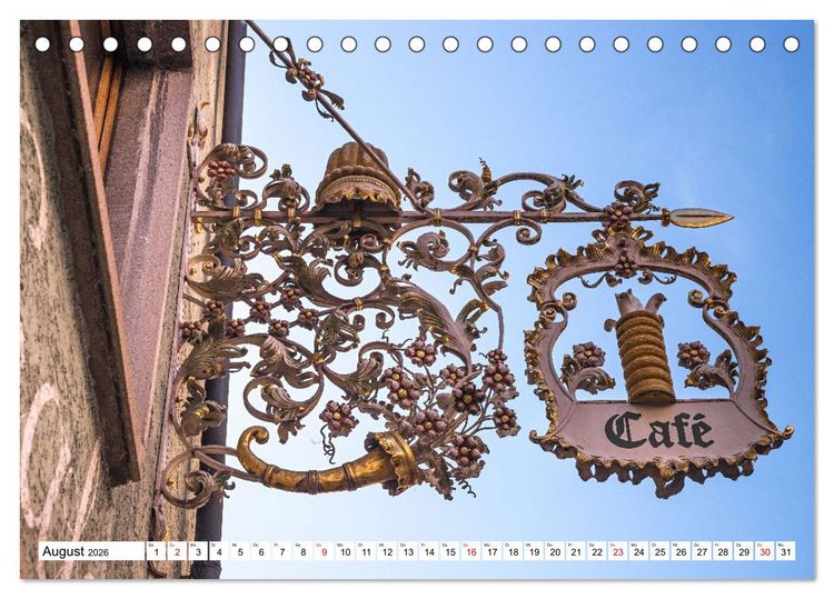 Produktbild: Dekorative Nasenschilder (Tischkalender 2026 DIN A5 quer), CALVENDO Monatskalender