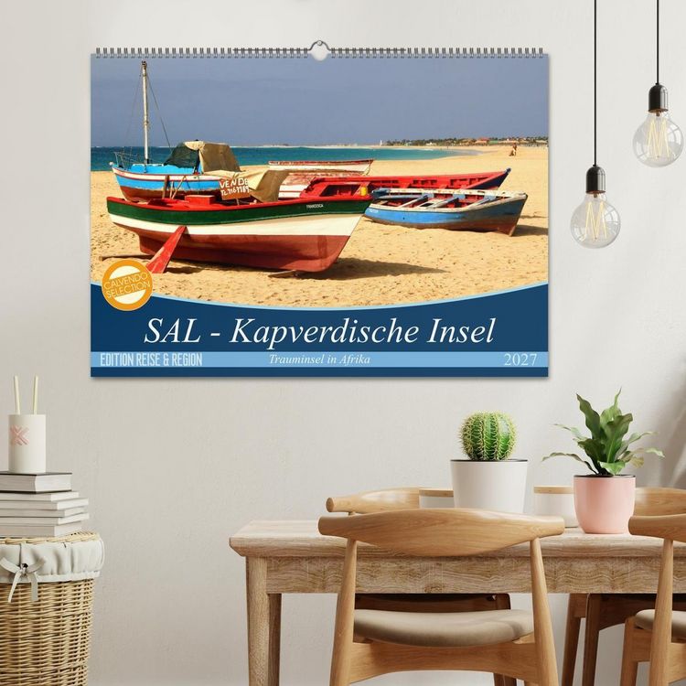 Produktbild: SAL - Kapverdische Insel (Wandkalender 2027 DIN A2 quer), CALVENDO Monatskalender