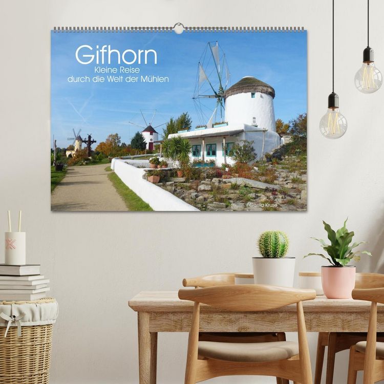 Produktbild: Gifhorn - Kleine Reise durch die Welt der M&uuml;hlen (Wandkalender 2026 DIN A2 quer), CALVENDO Monatskalender