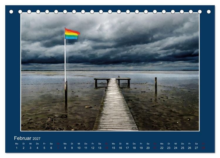 Produktbild: Dangast. Impressionen eines besonderen Ortes. (Tischkalender 2027 DIN A5 quer), CALVENDO Monatskalender