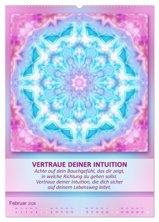 Produktbild: Light Energy Mandalas - Kalender - Vol. 2 (Wandkalender 2026 DIN A2 hoch), CALVENDO Monatskalender