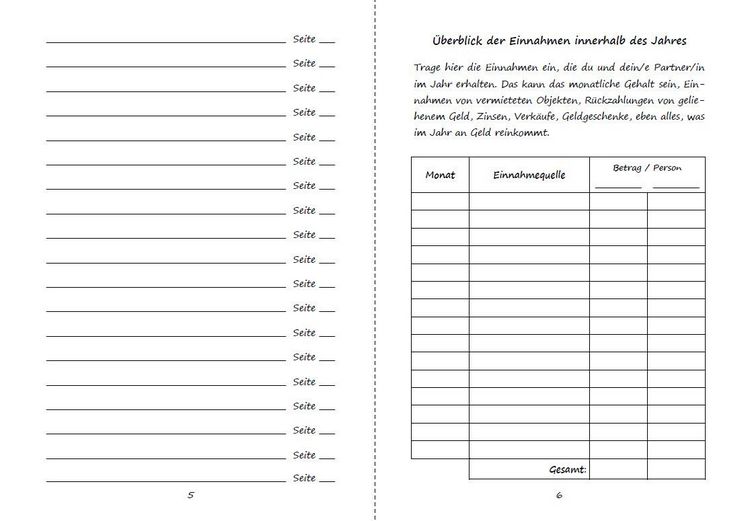 Produktbild: Haushaltsbuch zum Eintragen der Ausgaben