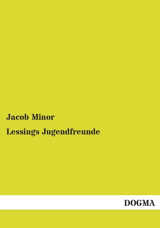 Produktbild: Lessings Jugendfreunde
