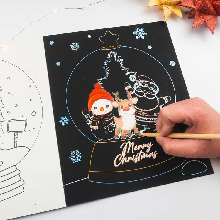 Produktbild: URSUS Mein magisches Kratzel Buch "Winterzeit"