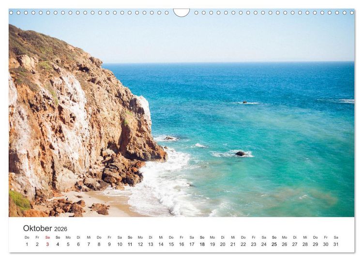 Produktbild: Am Strand von Malibu (Wandkalender 2026 DIN A3 quer), CALVENDO Monatskalender