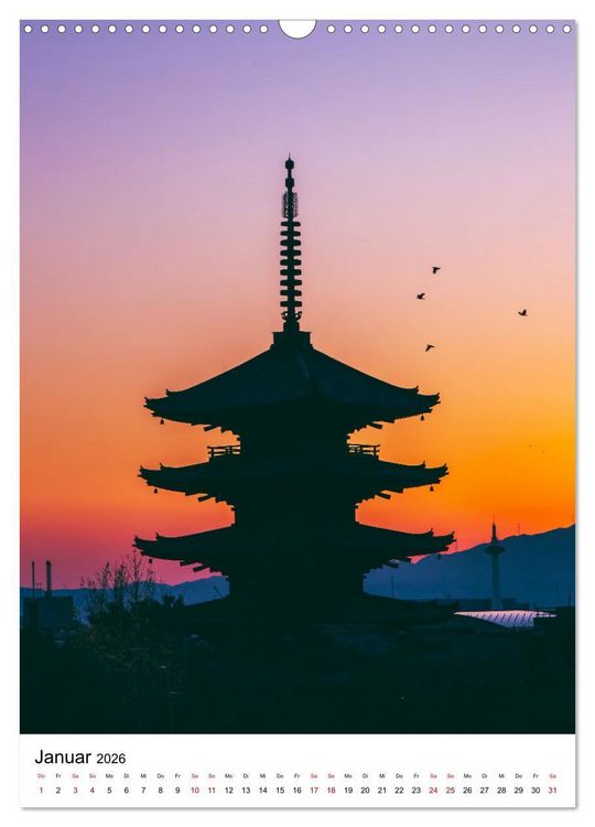 Produktbild: Japan - Moderne trifft auf Tradition. (Wandkalender 2026 DIN A3 hoch), CALVENDO Monatskalender