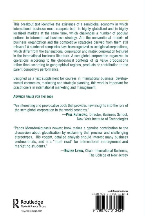 Produktbild: Business Strategy in a Semiglobal Economy