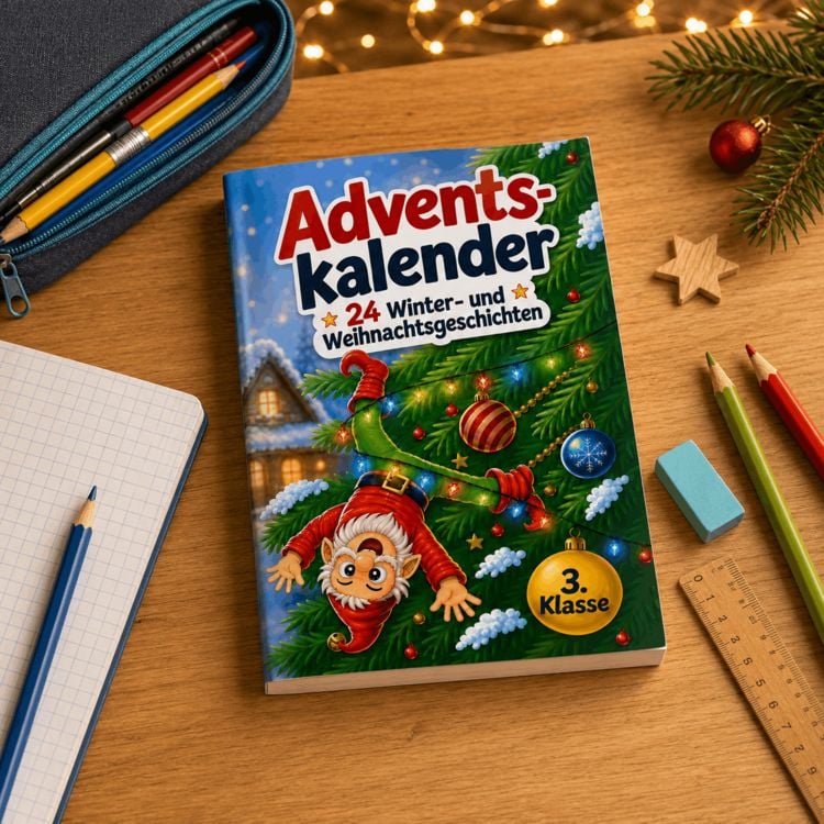 Produktbild: Adventskalender 3. Klasse: 24 Winter- und Weihnachtsgeschichten