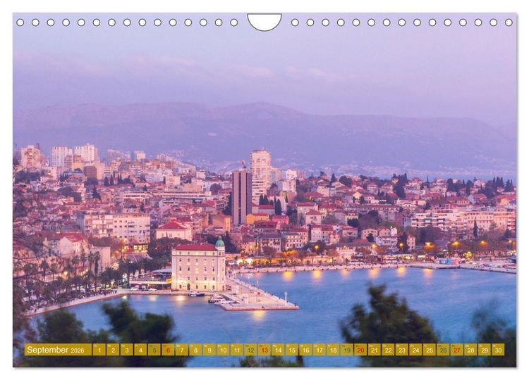 Produktbild: Split - Zauberhafte Perle an der Adriak&uuml;ste Kroatiens (Wandkalender 2026 DIN A4 quer), CALVENDO Monatskalender