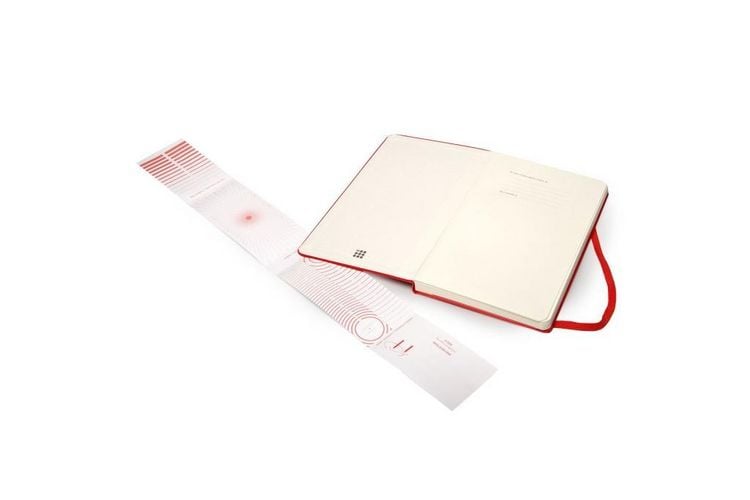 Produktbild: Moleskine Skizzenbuch, L/A5, 165g-Papier, Hard Cover, Rot