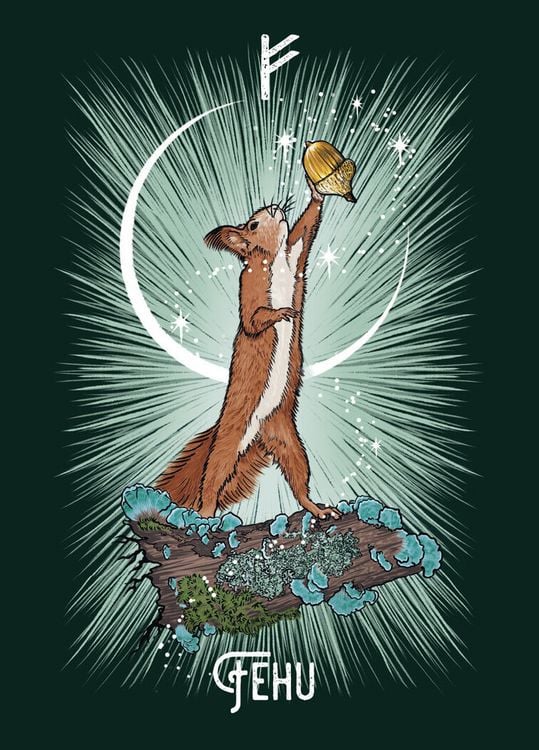 Produktbild: Das Krafttiere Runen Orakel