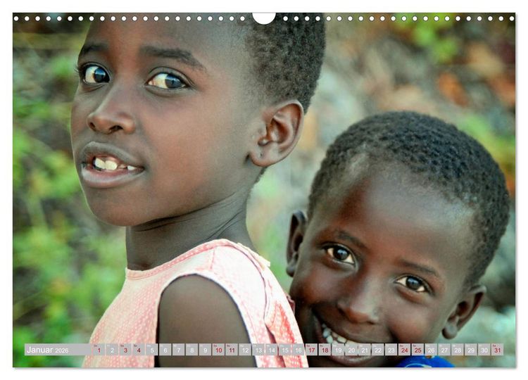 Produktbild: Kinderaugen aus Afrika (Wandkalender 2026 DIN A3 quer), CALVENDO Monatskalender