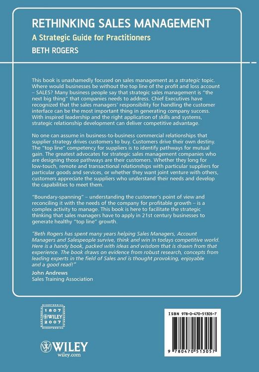 Produktbild: Rethinking Sales Management