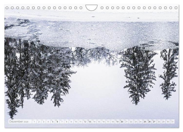 Produktbild: Magie gespiegelter Welten (Wandkalender 2026 DIN A4 quer), CALVENDO Monatskalender