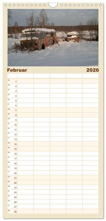 Produktbild: Familienplaner 2026 - Schwedens V&auml;rmland mit 5 Spalten (Wandkalender, 21 x 45 cm) CALVENDO