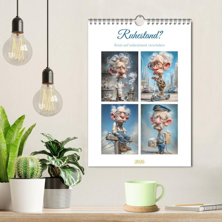 Produktbild: Ruhestand? (Wandkalender 2026 DIN A4 hoch), CALVENDO Monatskalender