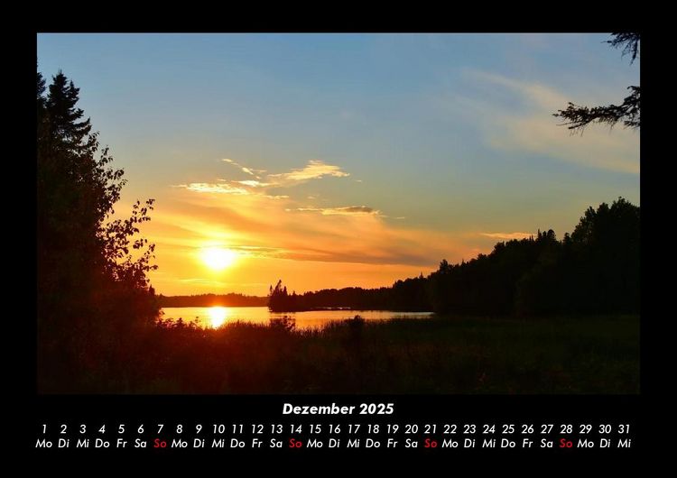 Produktbild: Naturlandschaften 2025 Fotokalender DIN A3