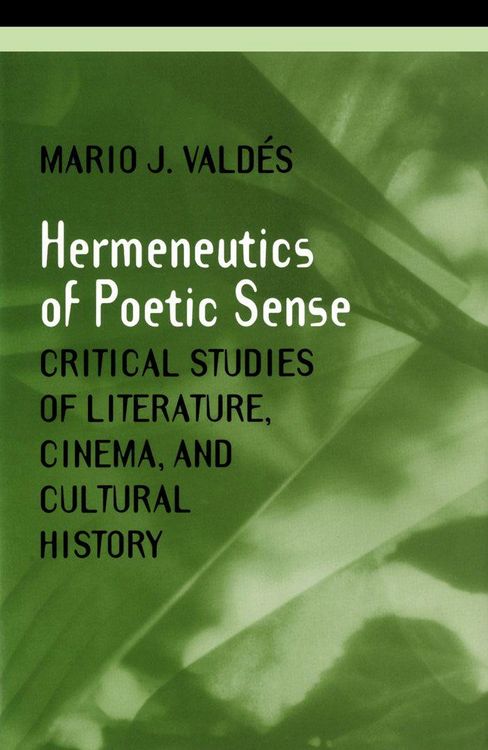 Produktbild: The Hermeneutics of Poetic Sense