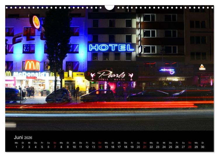 Produktbild: S&uuml;ndige Meile - Reeperbahnbummel (Wandkalender 2026 DIN A3 quer), CALVENDO Monatskalender