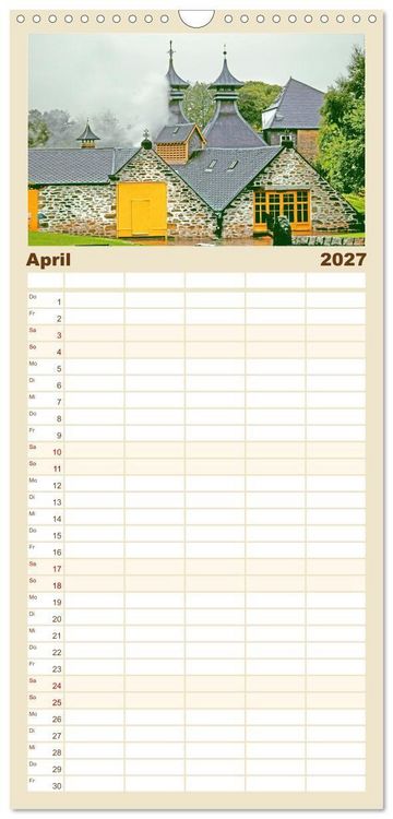 Produktbild: Familienplaner 2027 - Whisky: Reine Geschmacksache mit 5 Spalten (Wandkalender, 21 x 45 cm) CALVENDO